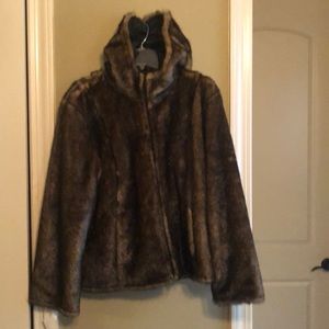 Faux fur coat